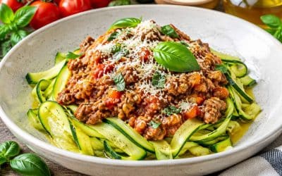 Recette de courgette bolognaise inspirée de Pinterest