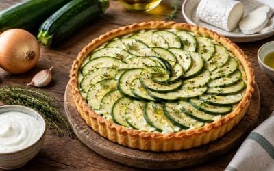 Recette facile de tarte à la courgette