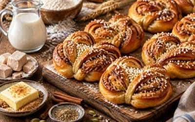 Recette des kanelbullar : la brioche suédoise à la cannelle