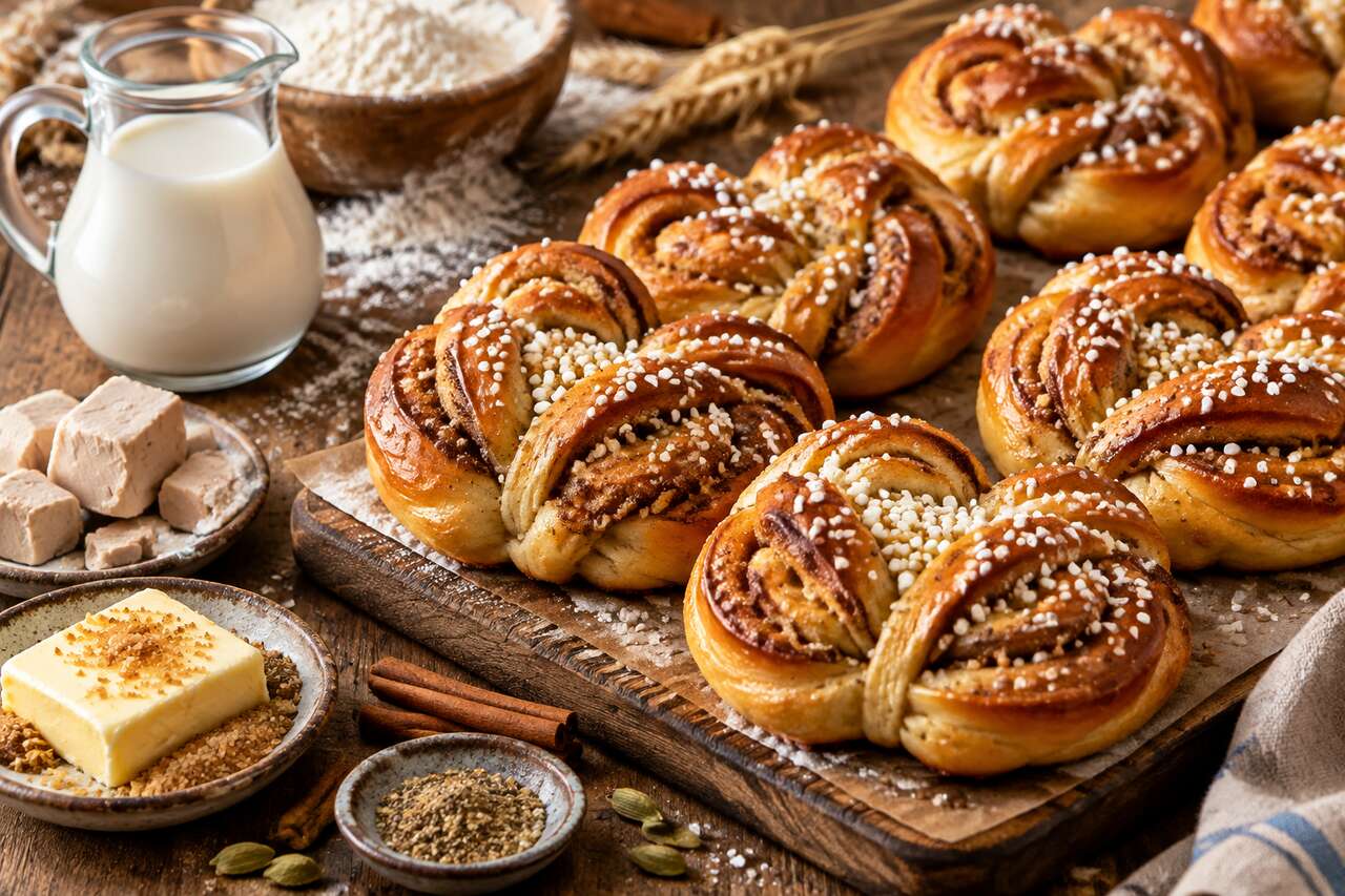 Recette des kanelbullar : la brioche suédoise à la cannelle