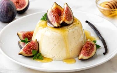 Recette de panna cotta aux figues et à la vanille