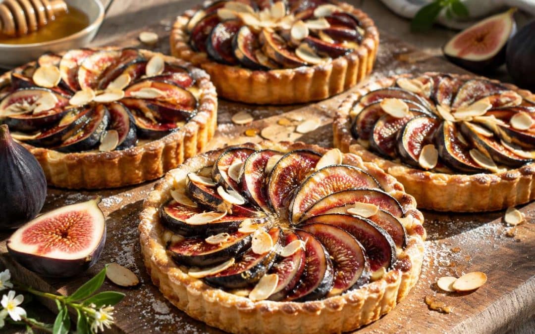 Recette de tartelettes aux figues fraîches