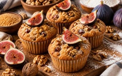 Recette de muffins aux figues et aux noix