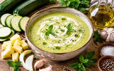 Recette de velouté de courgettes au Monsieur Cuisine