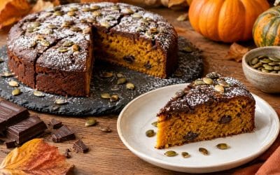 Recette de gâteau fondant au potiron et chocolat