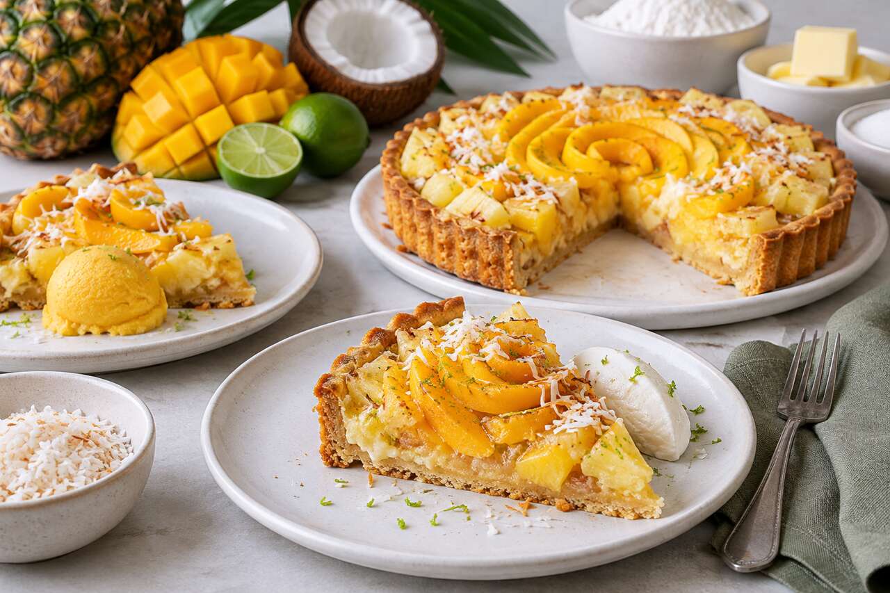 Recette facile de tarte exotique