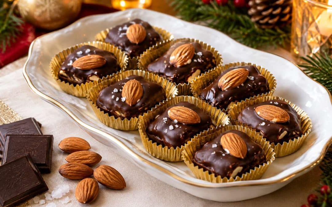Recette de chocolats de Noël pas chers aux amandes