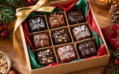 Recette de chocolats de Noël pas chers en forme de cadeaux