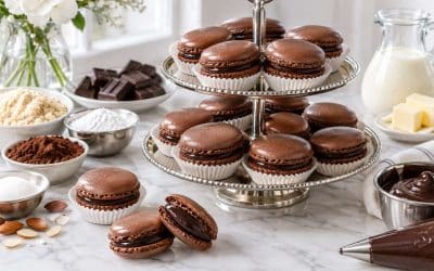 Recette de macarons au chocolat faciles et gourmands
