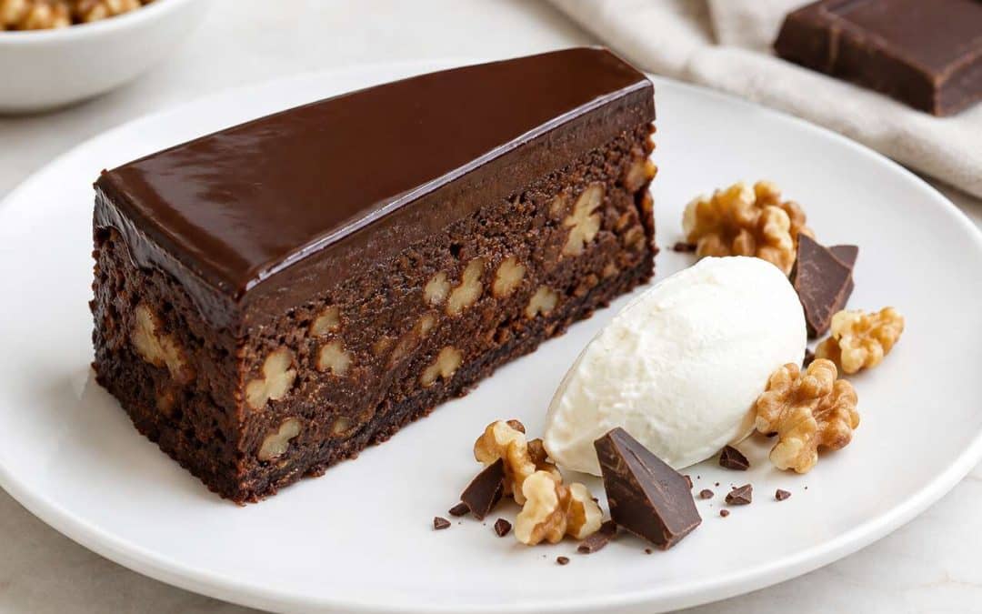 Recette d'entremets façon brownie