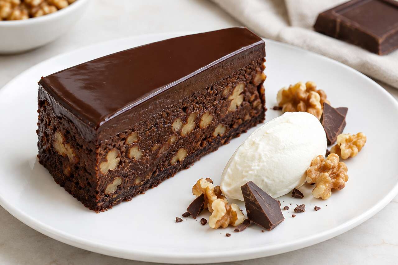 Recette d'entremets façon brownie