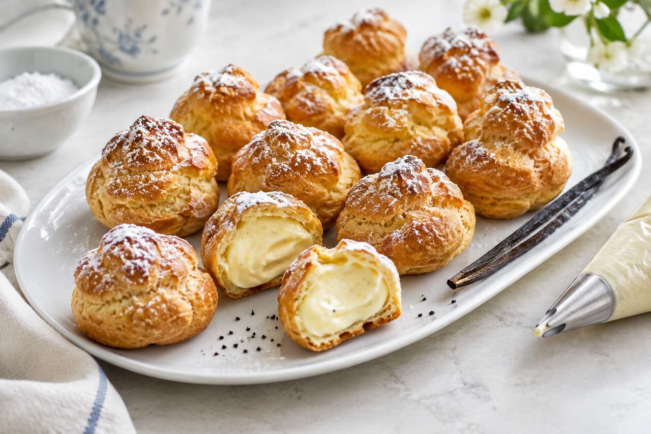 Recette de petits choux à la vanille