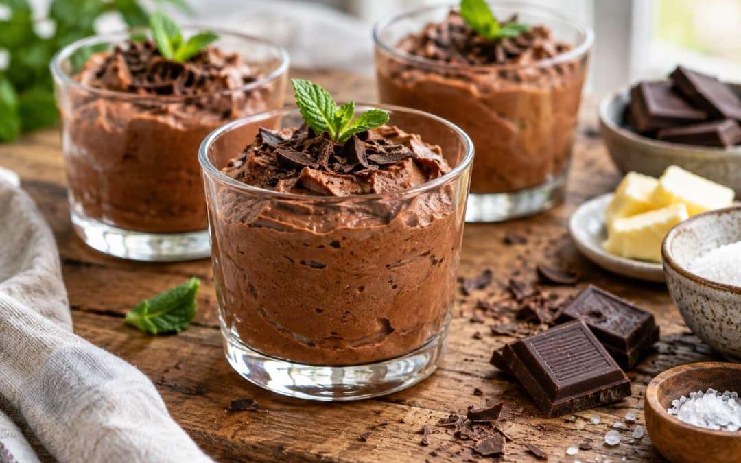 Recette facile de mousse au chocolat