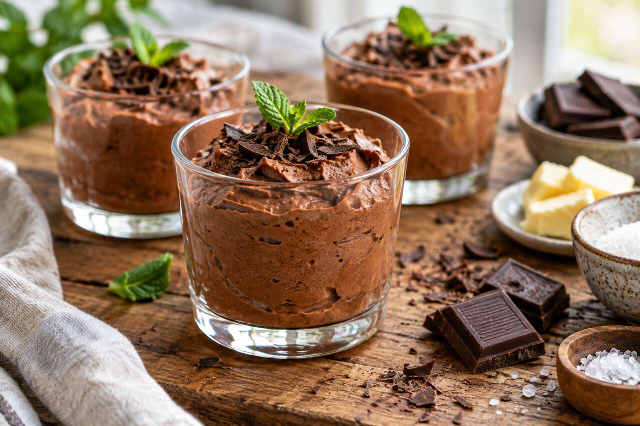 Recette facile de mousse au chocolat