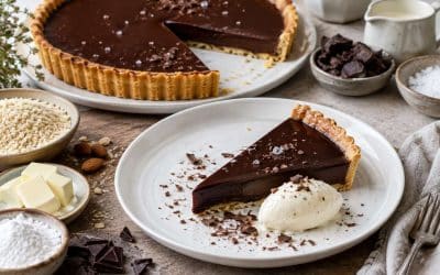 Recette de tarte sablée au chocolat fondant et gourmande