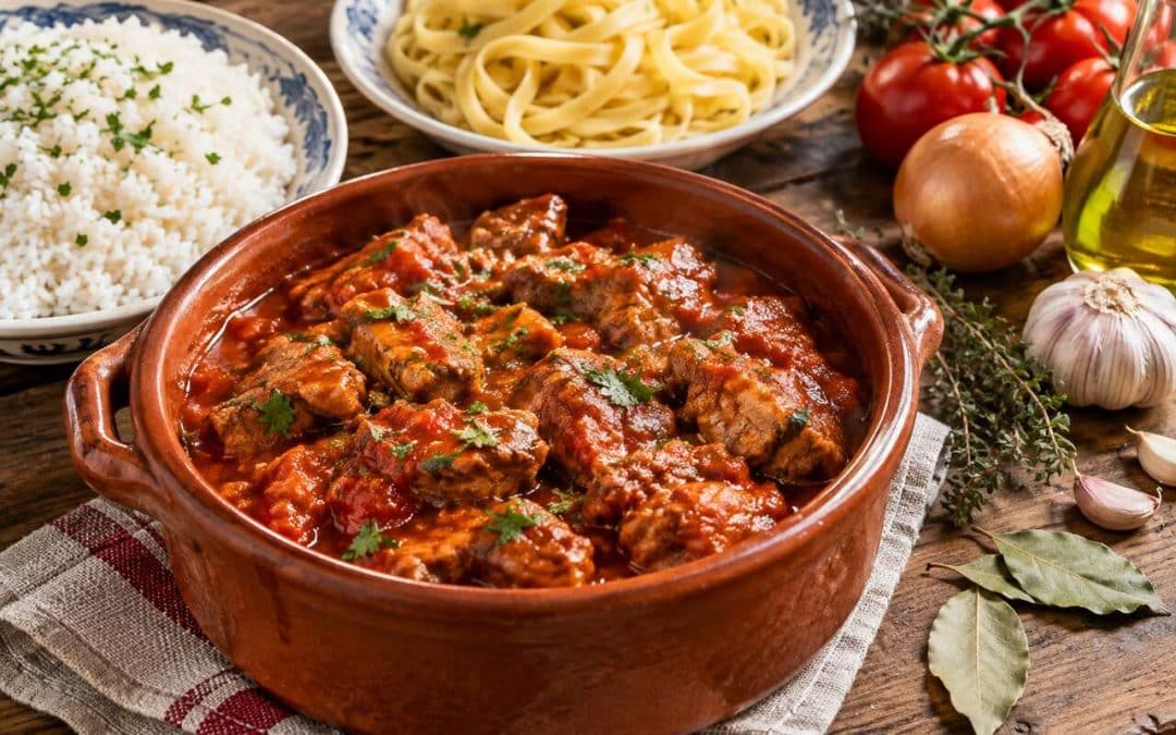 Recette du sauté de porc à la tomate d'Agnès : un plat savoureux et facile à préparer