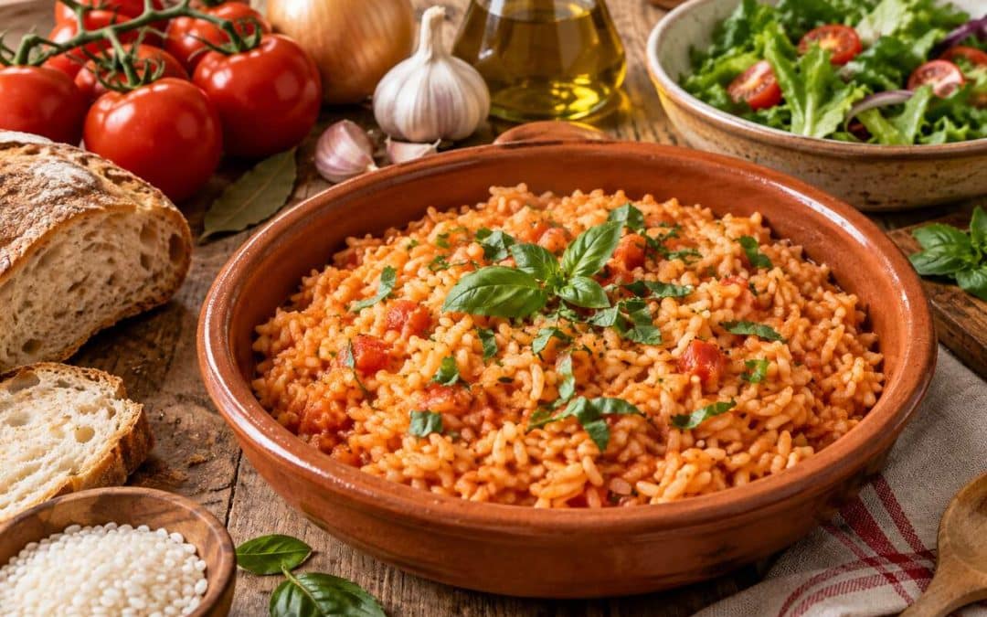 Riz aux tomates façon grand-mère : une recette réconfortante et facile