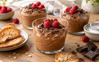 Recette de mousse au chocolat aérienne traditionnelle et facile